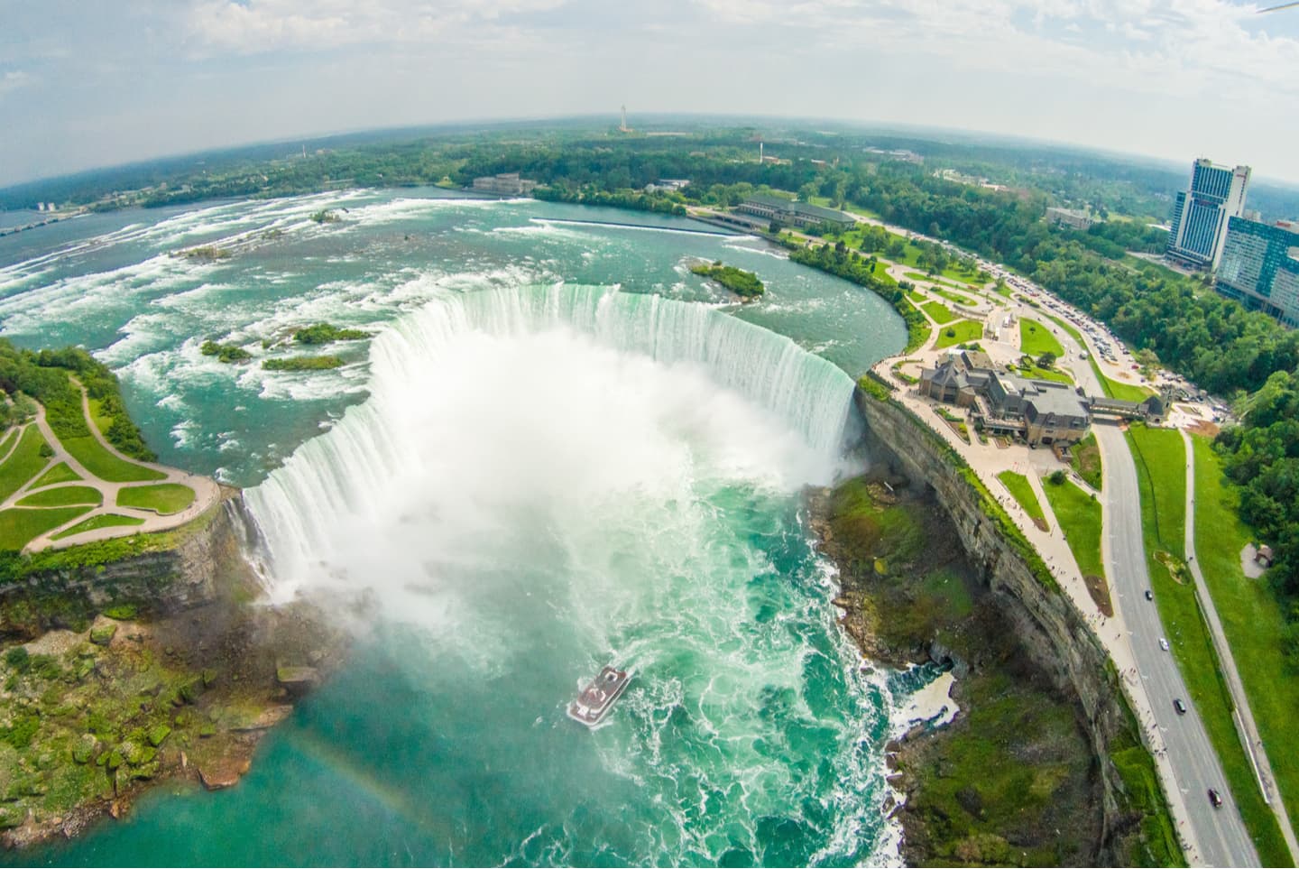 Niagara Falls aerial shot