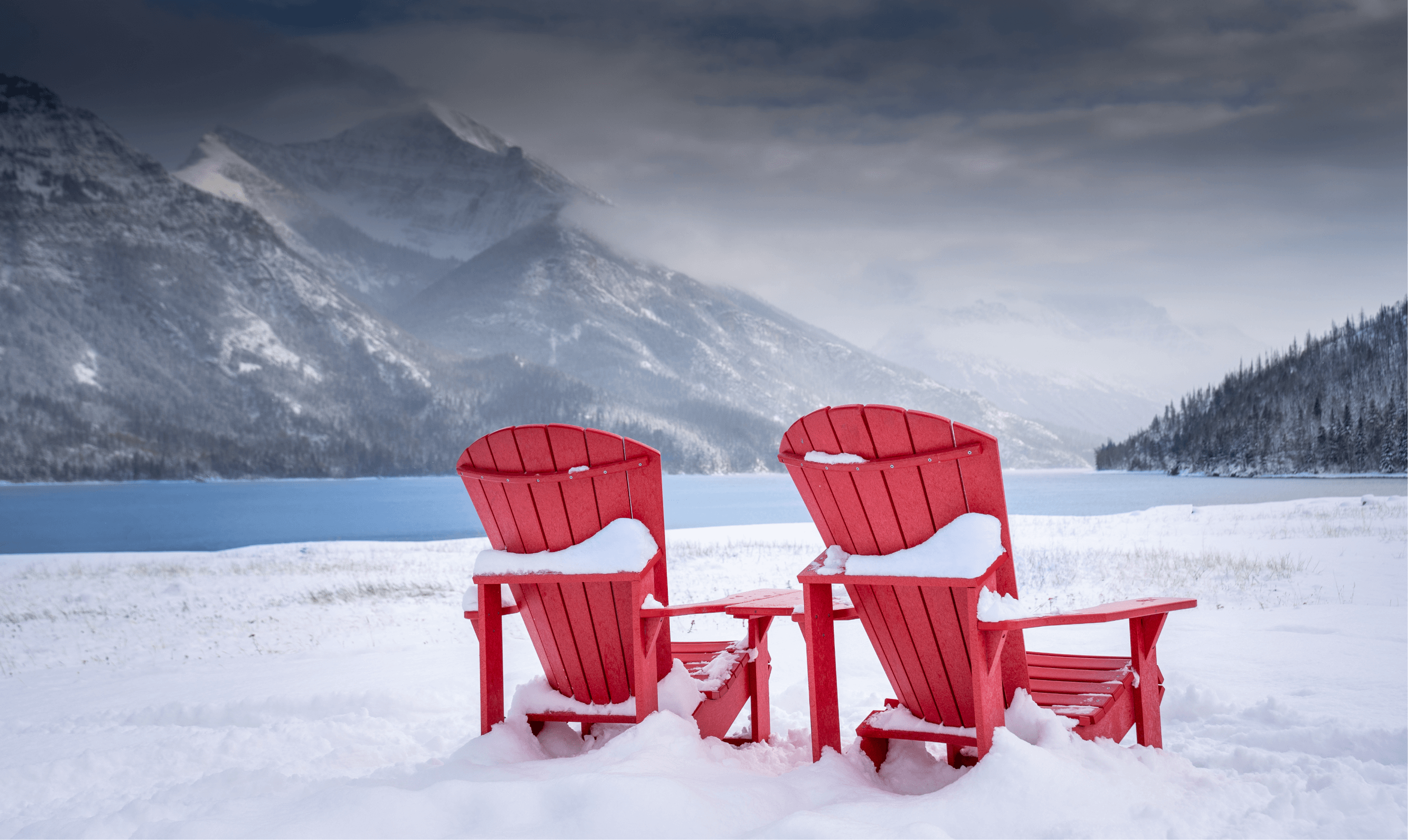 snowy candian view